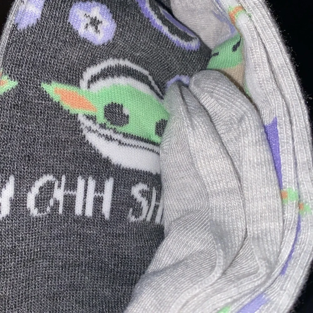 4 Pair Star Wars Baby Yoda Socks